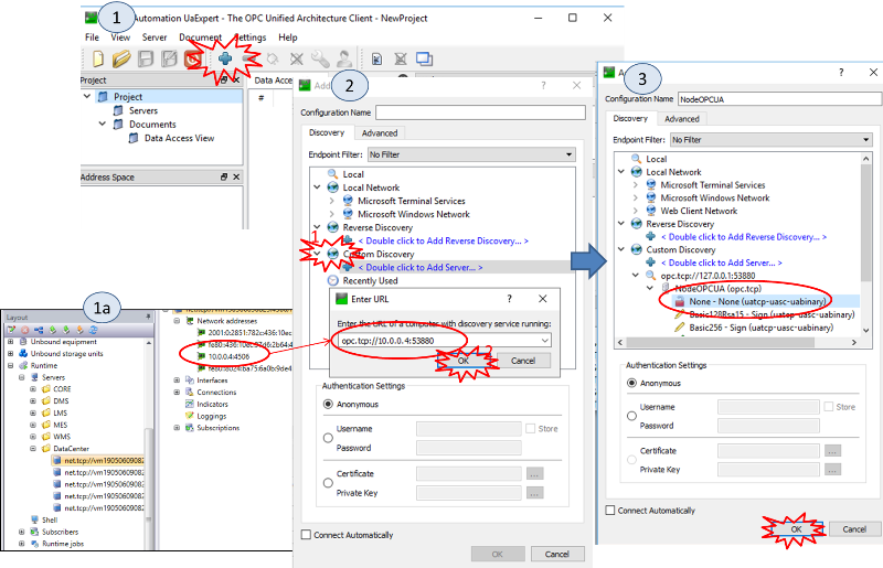 рис.1.11. Налаштування OPC UA Client