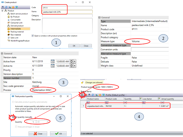 рис.6.4. Створення продуктів `IP111`, `IP121`