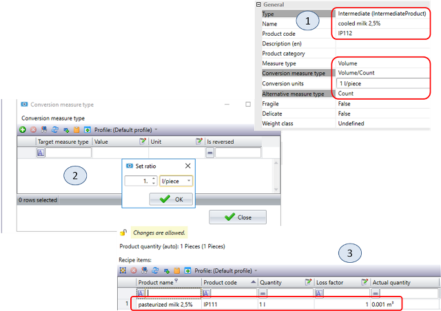 рис.6.5. Створення продуктів `IP112`, `IP122`