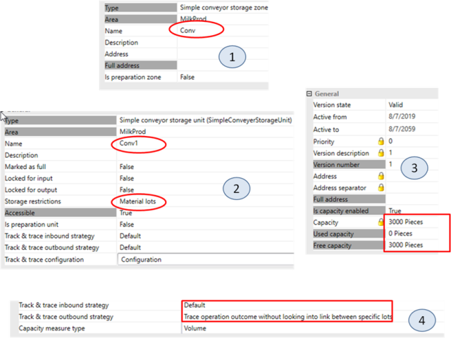 рис.8.3. Створення Storage zone Conv 