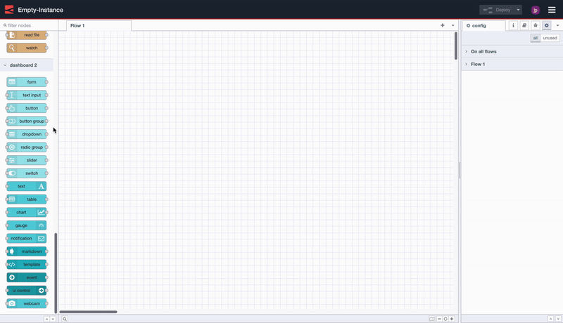 Screen recording to show how easy it is to deploy your first Dashboard 2.0 application.