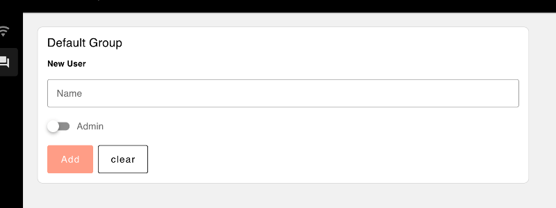 Example of how the type 'Default' option looks