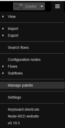 рис.10. Вибір Manage palette